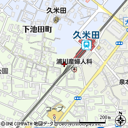 大阪府岸和田市小松里町459周辺の地図