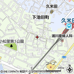 大阪府岸和田市小松里町490周辺の地図