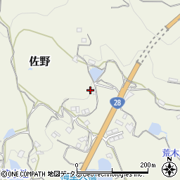 兵庫県淡路市佐野1620周辺の地図