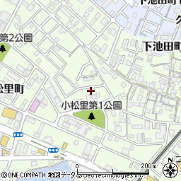 大阪府岸和田市小松里町262周辺の地図