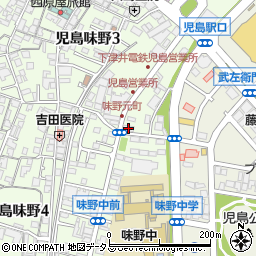 神馬本店クリエイティブセンター周辺の地図