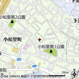 大阪府岸和田市小松里町274周辺の地図