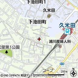 大阪府岸和田市小松里町487周辺の地図