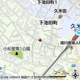 大阪府岸和田市小松里町434周辺の地図