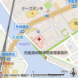 児島中央病院周辺の地図