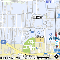 株式会社ヤクルト奈良ヤクルト販売・御所センター周辺の地図