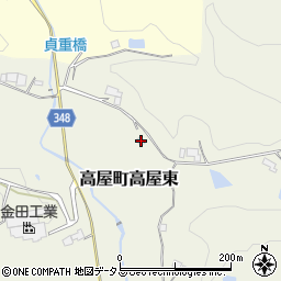 広島県東広島市高屋町高屋東1708周辺の地図