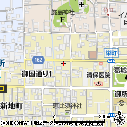 奈良県御所市ＪＲ御所駅前通り80周辺の地図