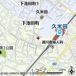 大阪府岸和田市小松里町457周辺の地図