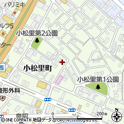 大阪府岸和田市小松里町2336周辺の地図