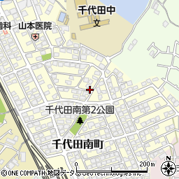 大阪府河内長野市千代田南町周辺の地図
