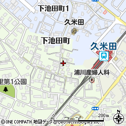 大阪府岸和田市小松里町442周辺の地図