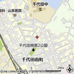 大阪府河内長野市千代田南町周辺の地図