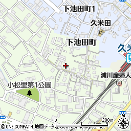 大阪府岸和田市小松里町433周辺の地図