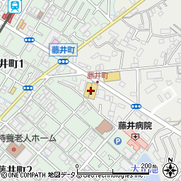 大悦岸和田店周辺の地図