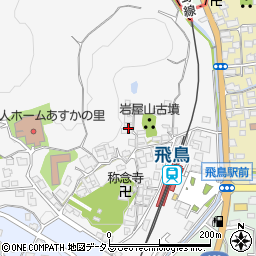 奈良県高市郡明日香村越523周辺の地図