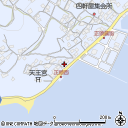 笠岡大島郵便局周辺の地図