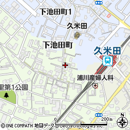 大阪府岸和田市小松里町445周辺の地図
