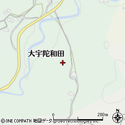 奈良県宇陀市大宇陀和田周辺の地図
