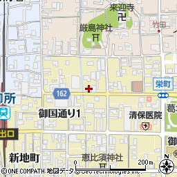奈良県御所市御国通り1丁目78周辺の地図