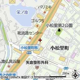 大阪府岸和田市小松里町2406周辺の地図