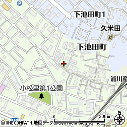 大阪府岸和田市小松里町432周辺の地図