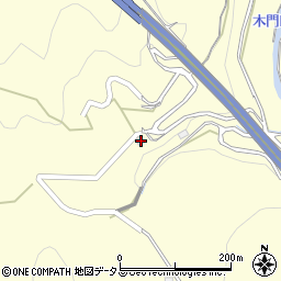 広島県尾道市木ノ庄町木門田1696周辺の地図
