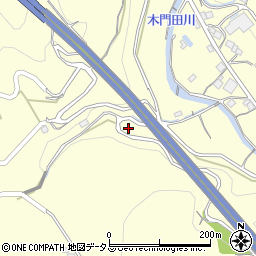 広島県尾道市木ノ庄町木門田1411-1周辺の地図