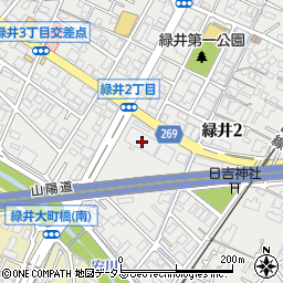 西日本高速道路株式会社中国支社周辺の地図