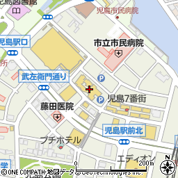アジアな季節 SORA 児島店周辺の地図