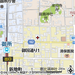 奈良県御所市御国通り1丁目150周辺の地図