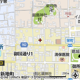 奈良県御所市御国通り1丁目76周辺の地図