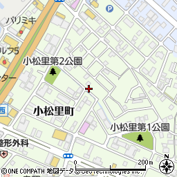 大阪府岸和田市小松里町2373周辺の地図