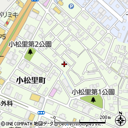 大阪府岸和田市小松里町308周辺の地図