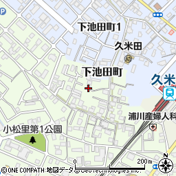 大阪府岸和田市小松里町437周辺の地図