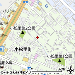 大阪府岸和田市小松里町2374周辺の地図