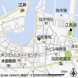 兵庫県淡路市江井3178周辺の地図