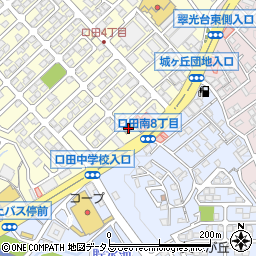 セブンイレブン広島口田３丁目店周辺の地図