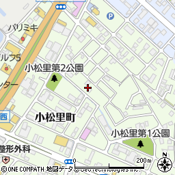 大阪府岸和田市小松里町2375周辺の地図