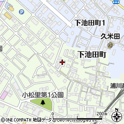 大阪府岸和田市小松里町431周辺の地図