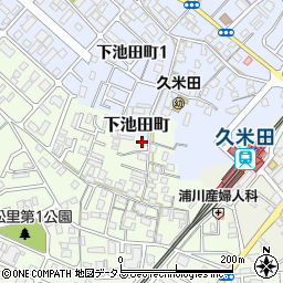 大阪府岸和田市小松里町439周辺の地図