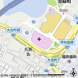 岸和田市立会館浪切ホール周辺の地図