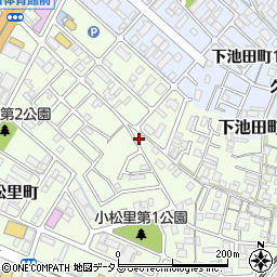 大阪府岸和田市小松里町282周辺の地図