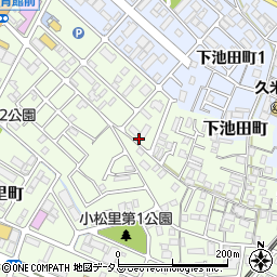 大阪府岸和田市小松里町2457周辺の地図