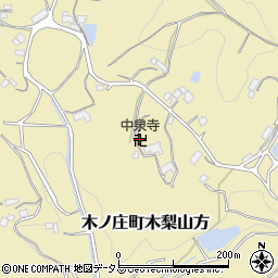 中泉寺周辺の地図