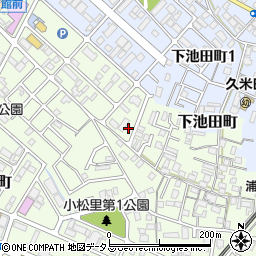 大阪府岸和田市小松里町2454周辺の地図