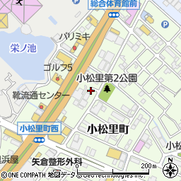 大阪府岸和田市小松里町2392周辺の地図
