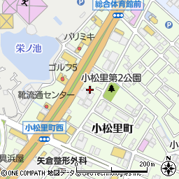 大阪府岸和田市小松里町2409周辺の地図