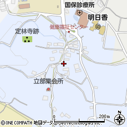 奈良県高市郡明日香村立部周辺の地図