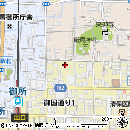 奈良県御所市御国通り1丁目148周辺の地図